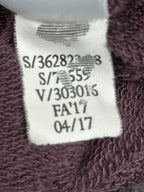 Athleta Criss Cross Sweatshirt Dress Purple Plum XS Long Sleeve Modal