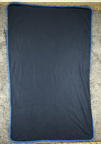 Delta Airlines Globalc First Class Navy Blue Eco Fleece Blanket 59x38"