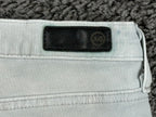 AG Adriano Goldschmied The Prima Ankle Corduroy Pants  Gray Slim Women Size 28R