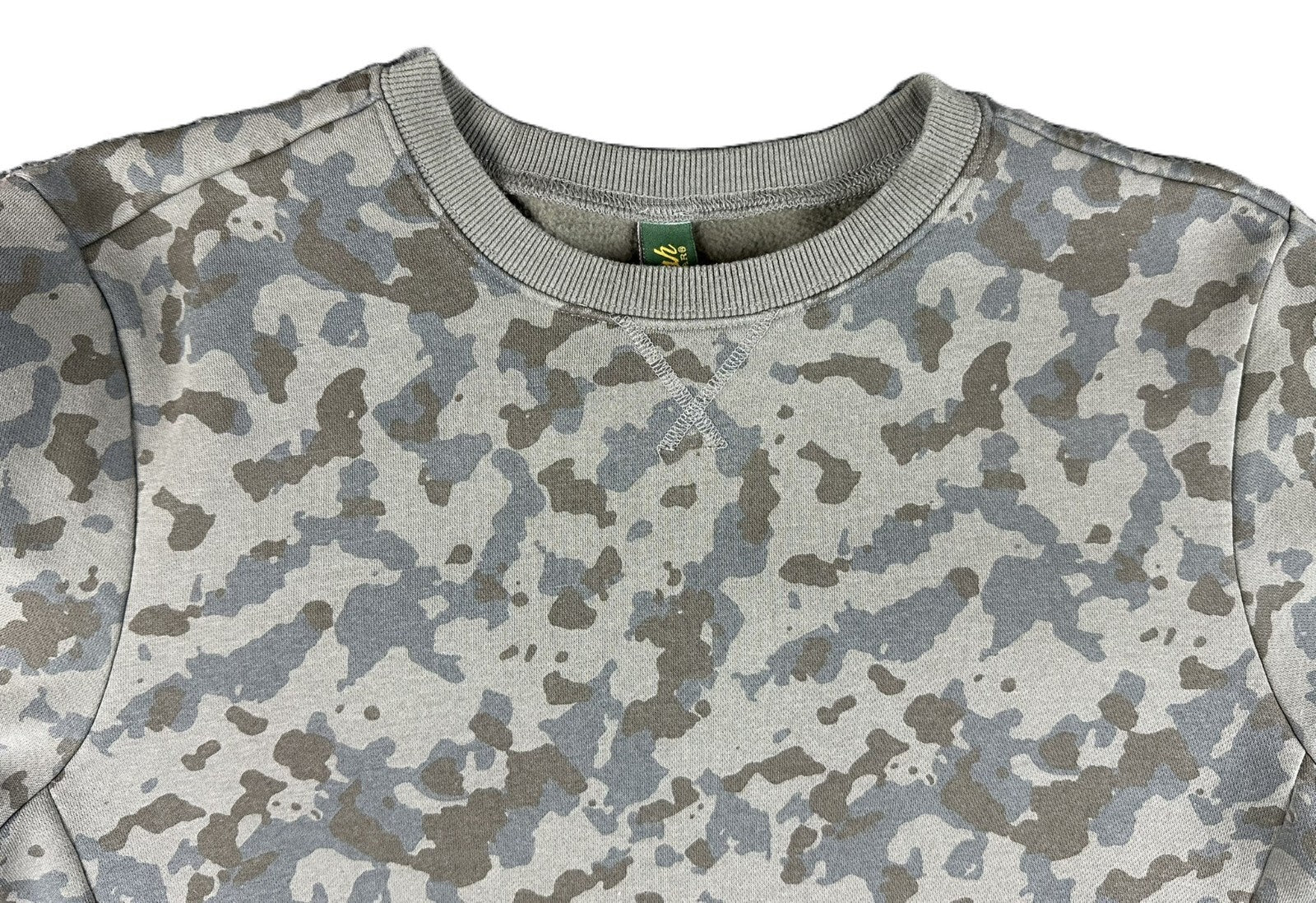 Marsh Wear Mens Camo Crewneck Sweatshirt Camouflage Fleece Pullover Hunting Sz M