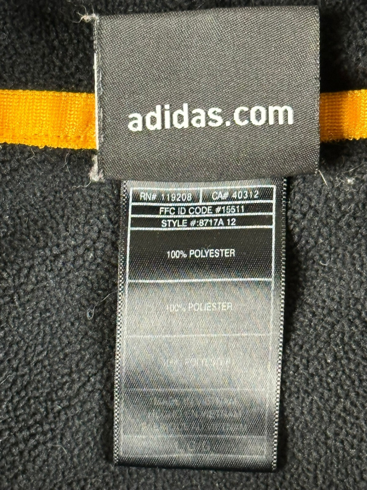 Adidas Los Angeles Lakers Hoodie Mens Black Gold 3 Stripes NBA Pullover Sz Large