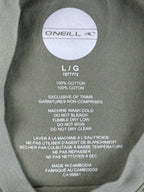 O’Neill Mens Logo Graphic T Shirt Sage Green Cotton Surf Skate Sz Large