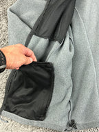 LL Bean Polartec Fleece Jacket Mens Gray Full Zip Pathfinder Havas Edge Sz Large