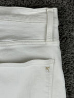 Madewell Womens 31P White 10" High-Rise Skinny Jeans Stretch