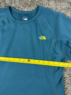 The North Face Men's Large L Long Sleeve Athletic Shirt Blue Teal