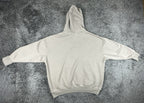 Reebok Mens XXL Light Grey Center Logo Oversized Pullover Hoodie