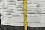 Marine Layer Men's Textured Crew Striped Long Sleeve Pullover Off-White XL