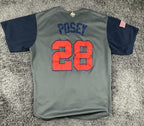 Majestic Buster Posey Team USA 2017 World Baseball Classic Jersey Gray Size 48