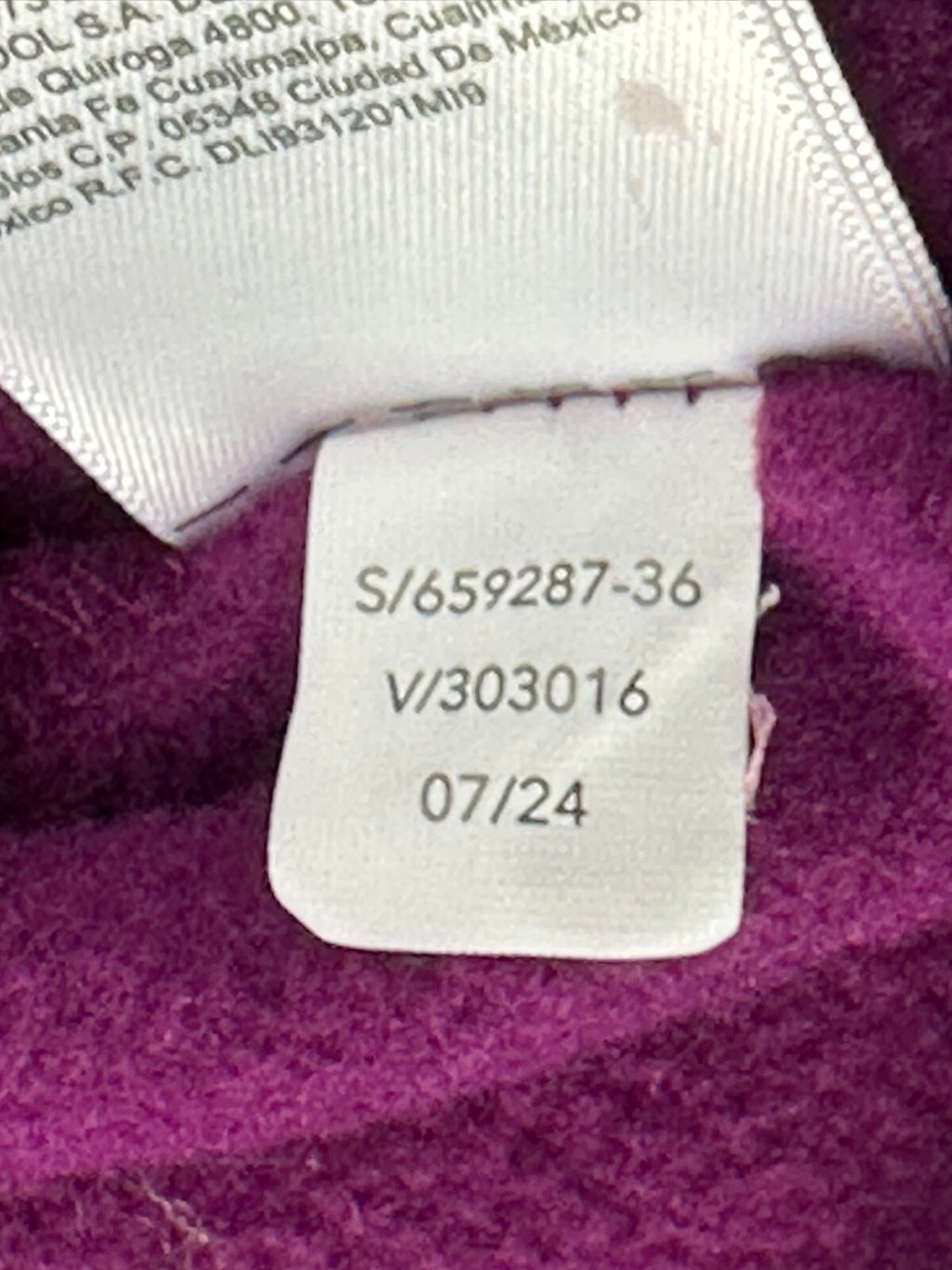 Athleta Womens XS Magenta Purple Coaster Luxe Recover Sweatshirt Thumbholes