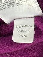 Athleta Womens XS Magenta Purple Coaster Luxe Recover Sweatshirt Thumbholes