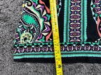 ECI New York Dress Womens S Small Black Multi Geometric Paisley Stretch NWT