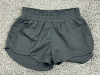 Five Dancewear Shorts Black High Waist Pockets Athletic Dance Workout Sz XS