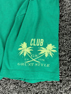 Grunt Style Battle of the Bulge American Flag Military T-Shirt Mens Green Sz XL