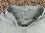 Reformation Jeans Womens L Blue French Terry Raw Hem Sweat Shorts USA