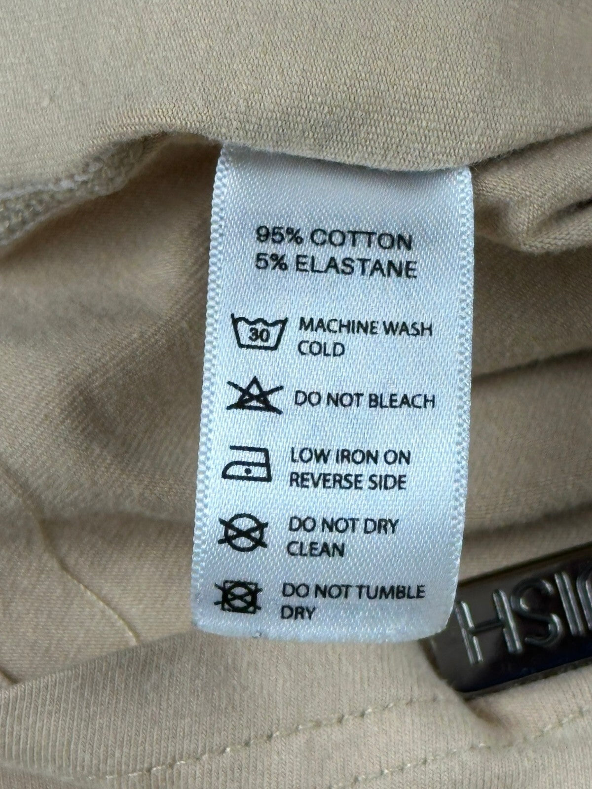 Vanquish Fitness VQ Mens M Tan Khaki Longline Curved Hem Tank Top Stringer