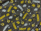 San Diego Padres Men's Large L BDA Hawaiian Shirt Button Up All Over Print SGA