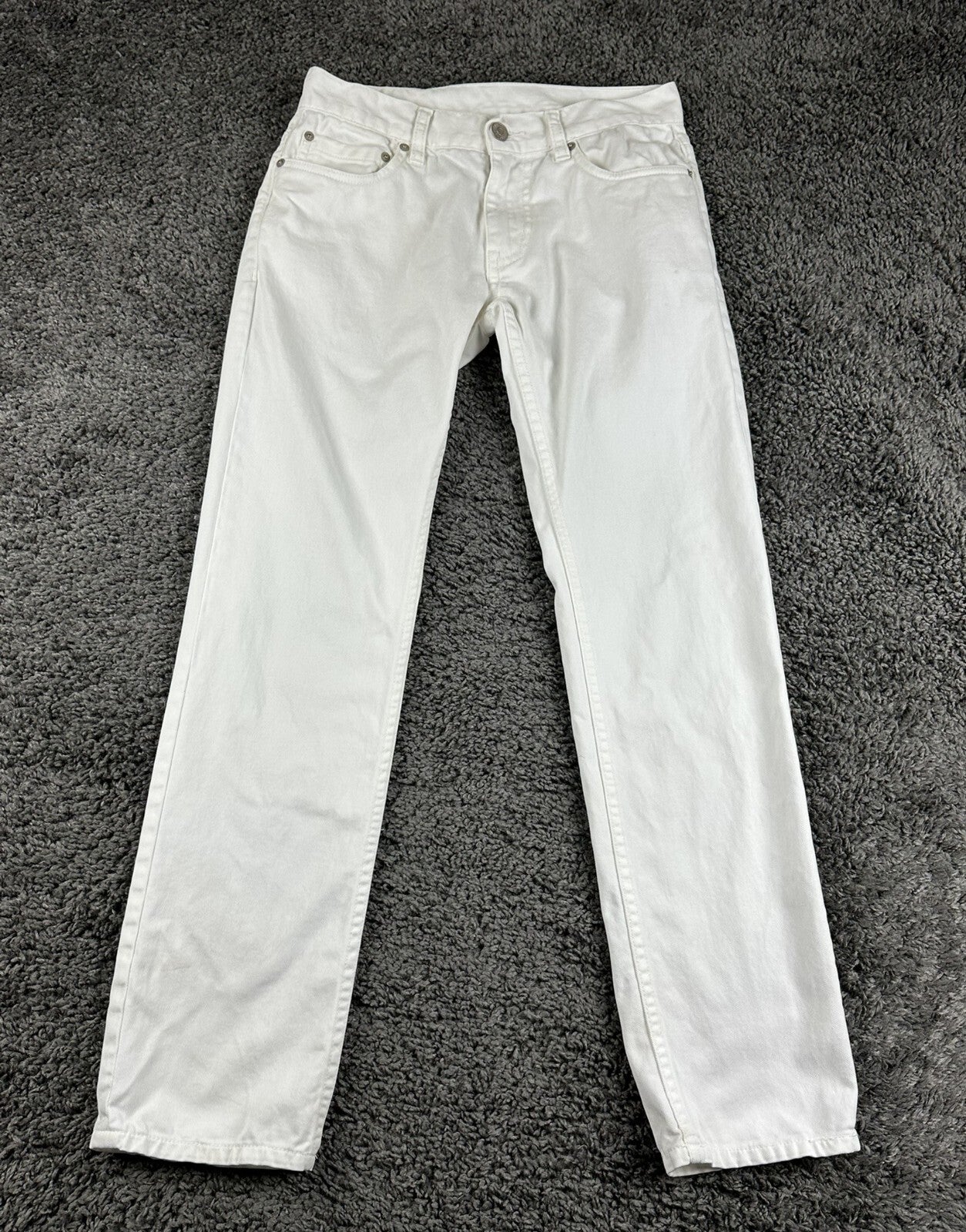 Armani Exchange Mens J130 Skinny White Jeans Stretch Cotton Pants AX 28 Short