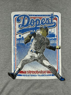 Streetwise Mens XL Gray LA Dopest Fernando Valenzuela Baseball T-Shirt