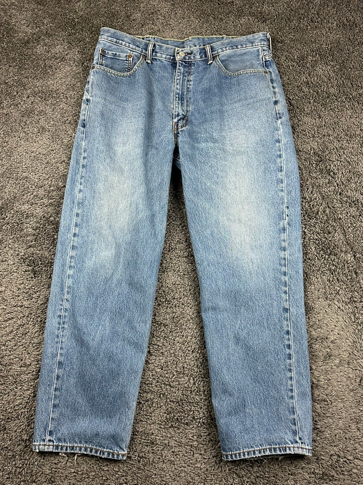 Levi's 550 Men's Relaxed Fit Tapered Leg Jeans Blue Denim 38x32(Fits 38x30)