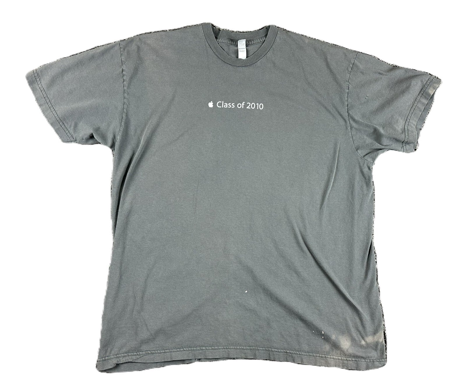 Apple Employee Shirt Class of 2010 Gray Promo American Apparel Tee Sz XL