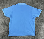 Lacoste Mens Polo Shirt Light Blue Pique Short Sleeve Crocodile Logo Size 6