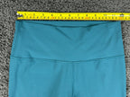 Athleta Womens M Transcend 7/8 Tight Leggings Teal Yoga Gym Workout Pants