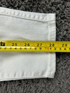PAIGE Hoxton Ankle Ultra White Skinny Jeans Womens High Rise Stretch Size 32