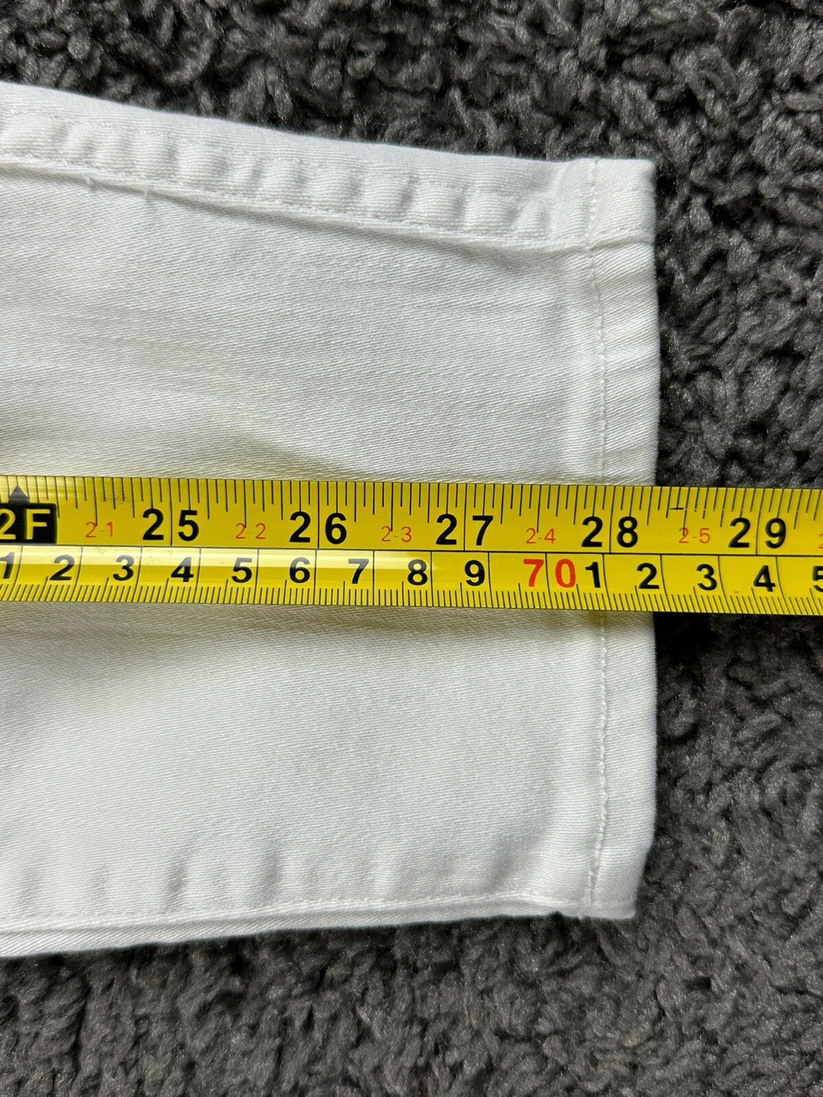 PAIGE Hoxton Ankle Ultra White Skinny Jeans Womens High Rise Stretch Size 32