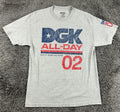 DGK All Day 02 T-Shirt Mens Gray Dirty Ghetto Kids Skateboard Tee Shirt Sz Large