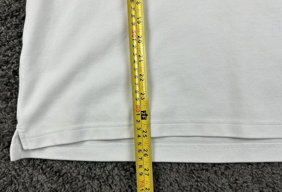 Eastside Golf Men's Core Pique AMP Golf Polo Shirt Bright White XL