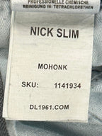 DL1961 Nick Slim Ultimate Knit Jeans Mens Mohonk Mid Indigo Blue Denim Sz 31x34