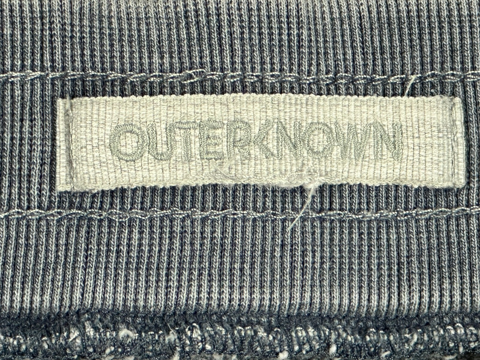 Outerknown Sur Sweatshorts Mens Faded Black Hemp Organic Cotton Blend Shorts XXL