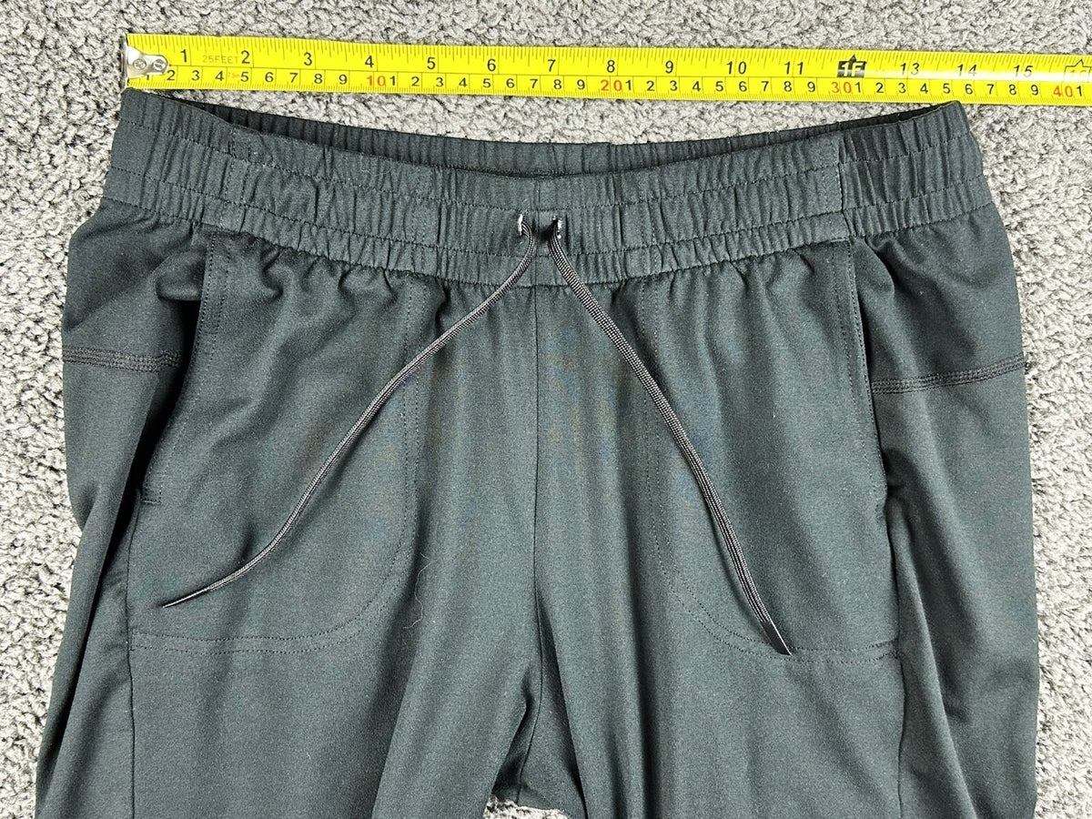 NOBULL Mens Small S Lightweight Athletic Joggers Pants Black Stretch Training