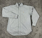 Polo Ralph Lauren Blake Button-Down Shirt Black White Medium M