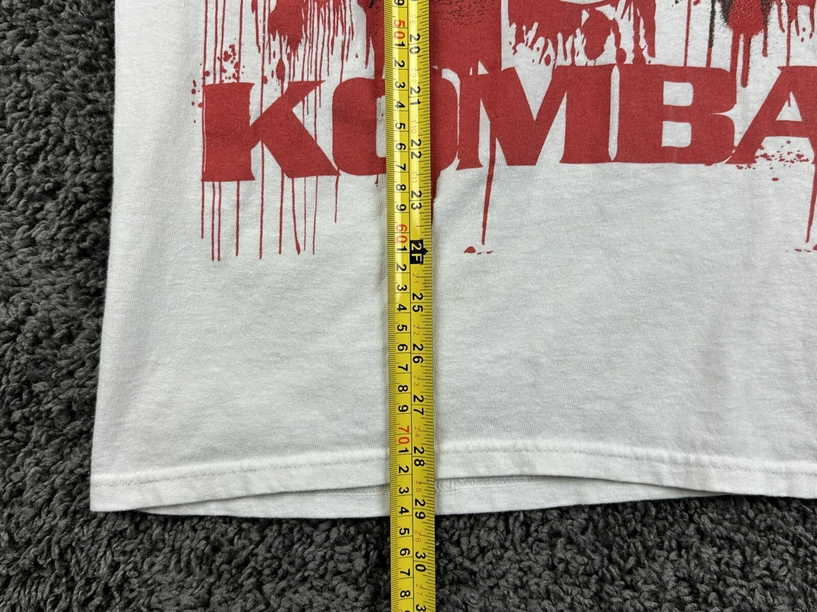 Mortal Kombat T-Shirt Men White Graphic Tee 2011 Warner Bros Sz M