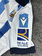 Macron Jersey Mens S Real Sociedad Home Soccer Shirt Blue White