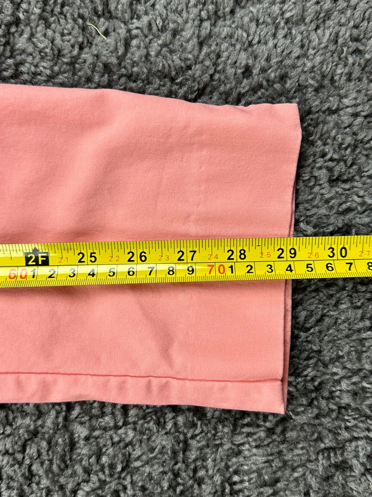 Peck & Peck Womens 6 Coral Pink Stretch Pull On Ankle Pants Trousers Straight