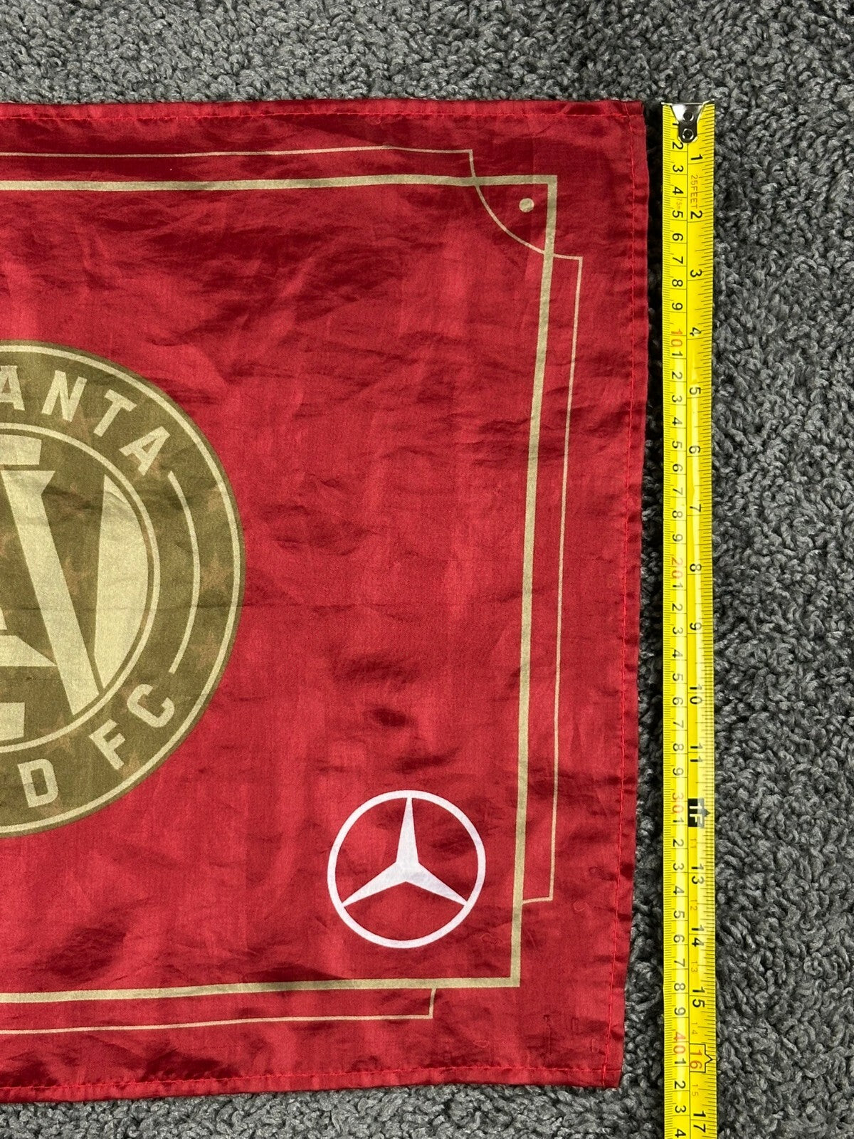 Atlanta United FC Flag Mercedes Benz Stadium MLS Soccer Fan Banner Red Gold