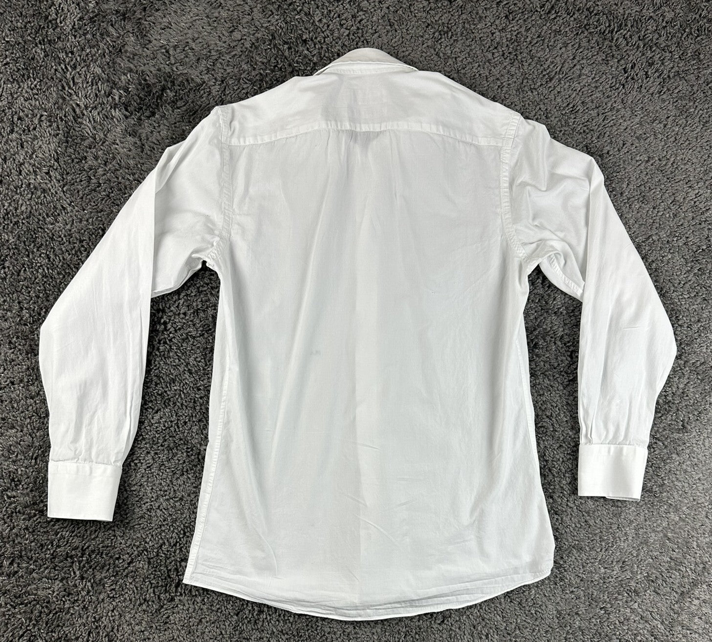 Camicissima Milano Dress Shirt Mens 39/15.5 White Extra Slim Fit Model Crema