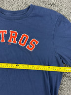 Nike Houston Astros Jose Altuve 27 T Shirt Mens Large L Navy Blue MLB Baseball