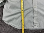 Vintage Polo Ralph Lauren Shirt Mens Classic Fit Sage Green LS Sz 18 36/37