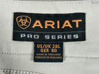 Ariat Womens 28L Beige Olympia Pro Series Knee Patch Riding Breeches
