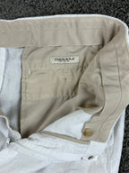 Cubavera Collection Mens White 100% Linen Pants Straight Leg Sz 38x32