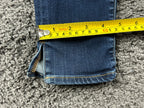 FRAME Womens 29 Le High Skinny Jeans Copa Wash Split Hem Blue Denim USA