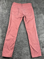 Levi’s 511 Hybrid Slim Fit Pants Men’s Red Brick Twill Straight Leg 30x32