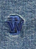 Vintage Blue Willi’s Womens Blue Stretch Straight Leg Jeans High Rise Size 38