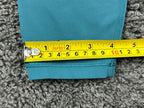 Athleta Womens M Transcend 7/8 Tight Leggings Teal Yoga Gym Workout Pants