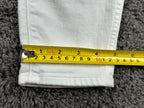 Madewell Womens 31P White 10" High-Rise Skinny Jeans Stretch