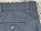 Arnold Palmer Mens Golf Shorts Navy Blue 34 Pleated 9 Inseam Polyester