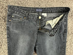 Blue Stitch Womens Jeans Size 11 Dark Wash Stretch Straight Leg Denim Pants